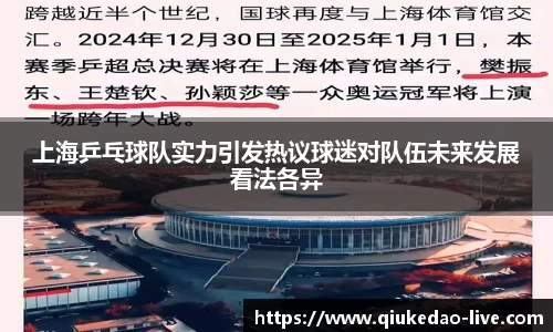 上海乒乓球队实力引发热议球迷对队伍未来发展看法各异